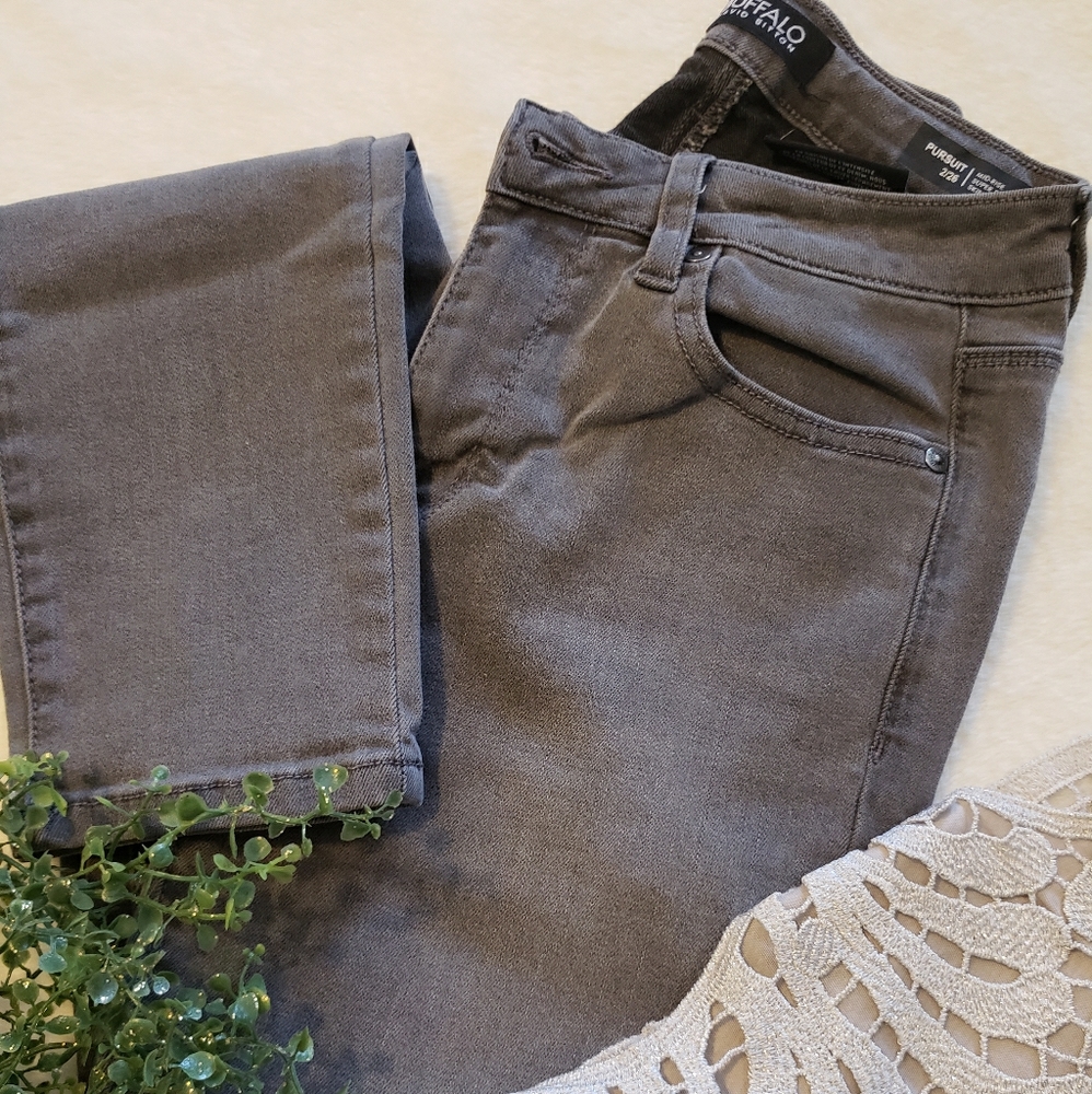 Buffalo David Bitton gray skinny jeans